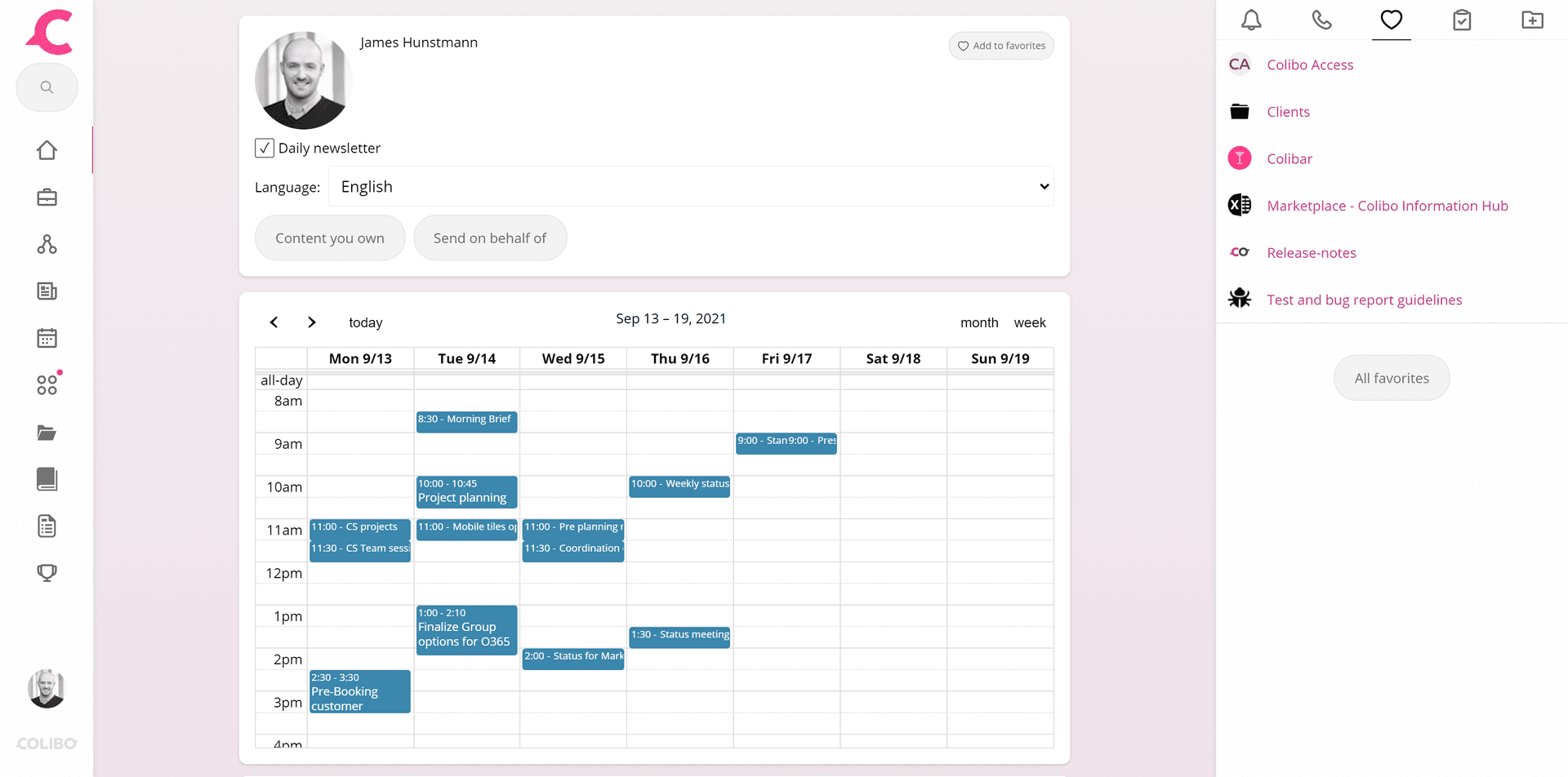 Exchange Calendar