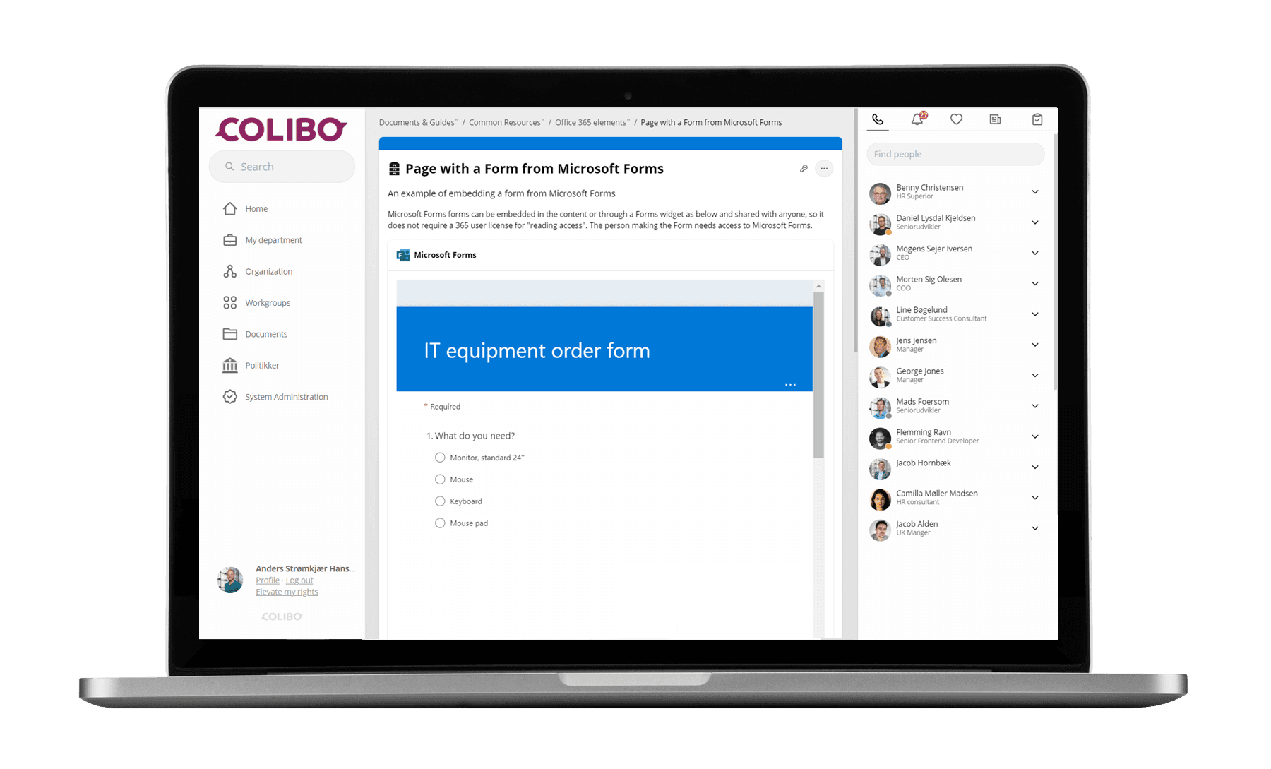 Microsoft Forms Integration
