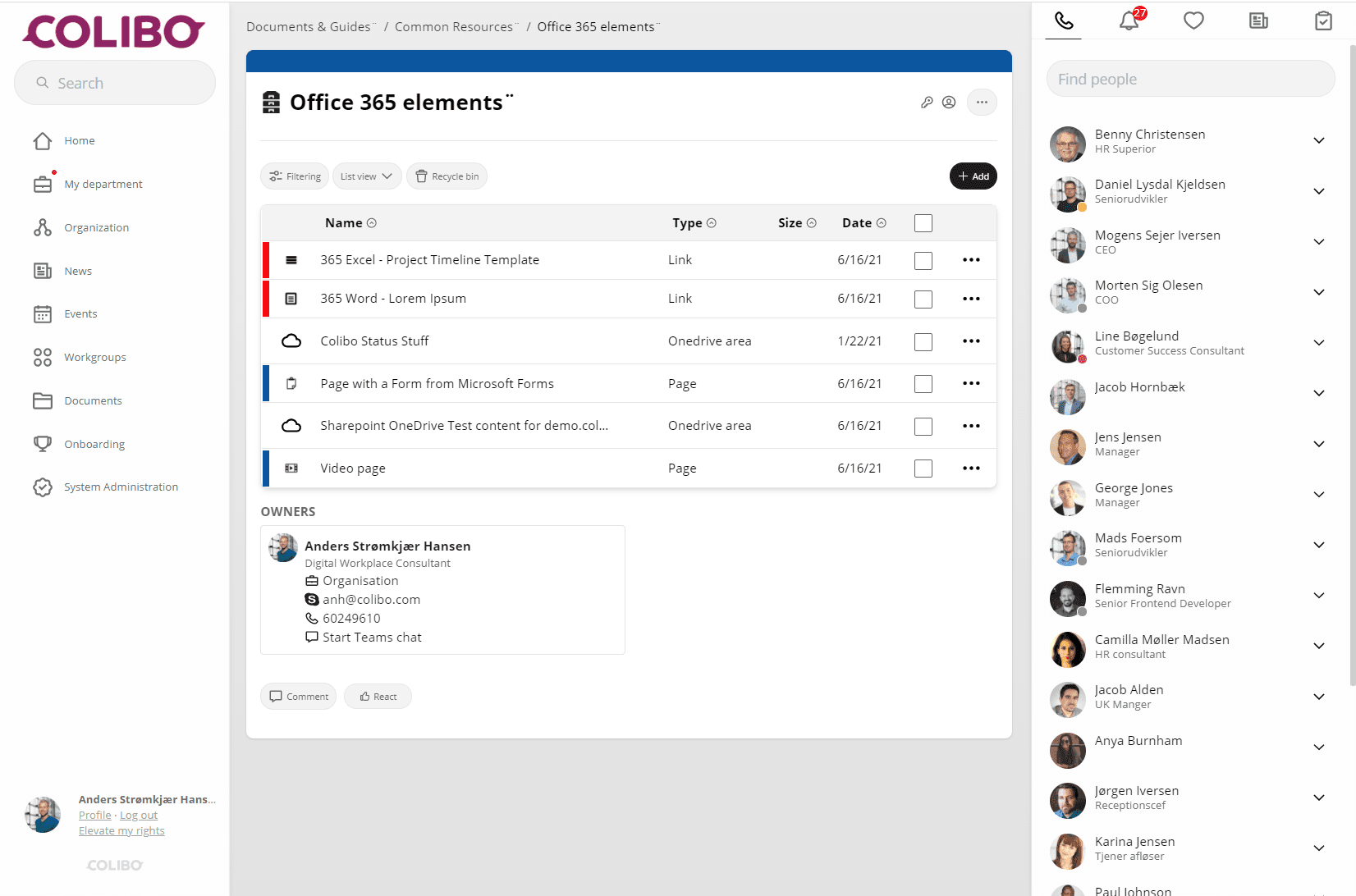 Microsoft Sharepoint Integration