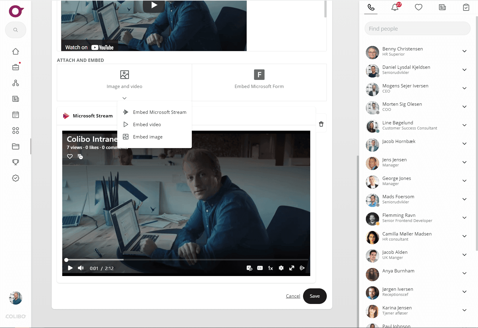 Microsoft Stream Integration