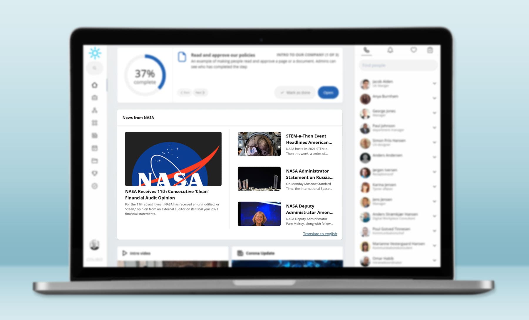 RSS News Widget