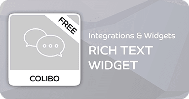 Rich Text Widget